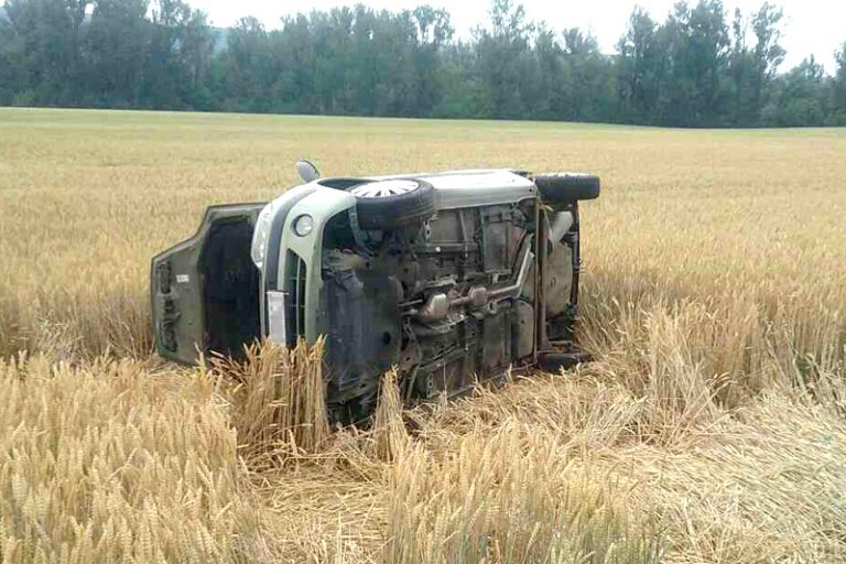hasici auto v obili