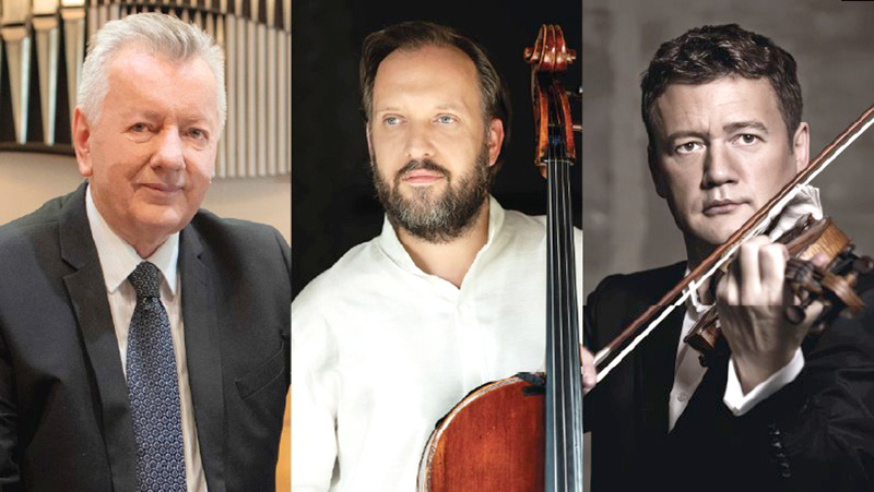 Komorn&yacute; koncert spoj&iacute; slovensk&eacute;ho klaviristu Mariana Lap&scaron;ansk&eacute;ho s česk&yacute;m violončelistom Petrom Nouzovsk&yacute;m a huslistom Ivanom Ženat&yacute;m.